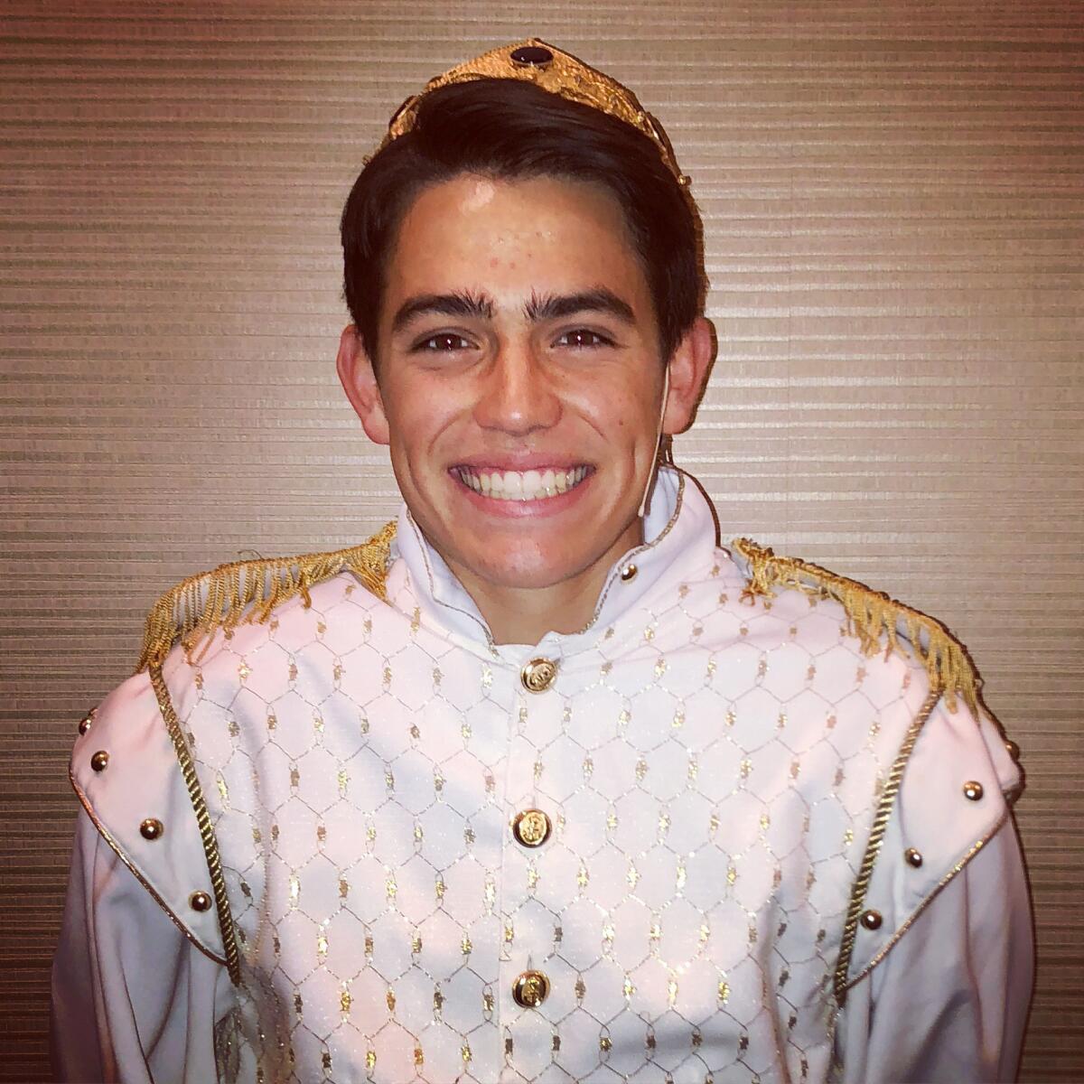 Anthony Barajas was in the honors chamber singers and was King of the Annual Madrigal Feast.
