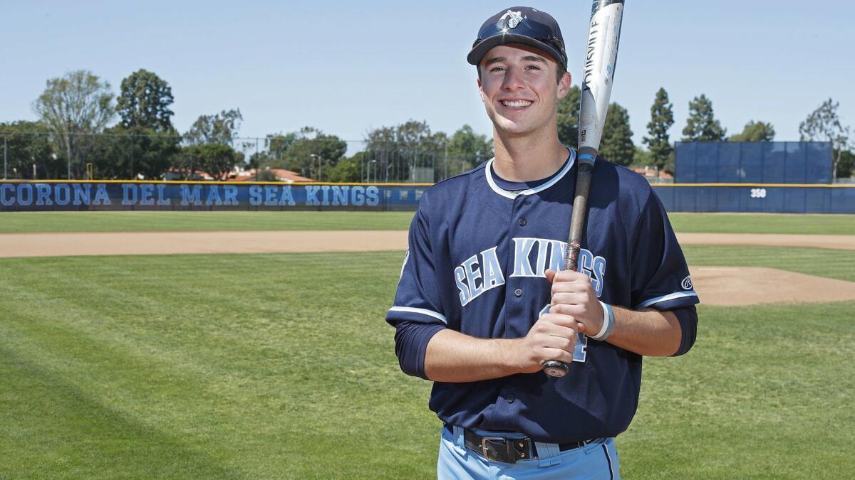 Corona del Mar High senior infielder JT Schwartz went eight for 14 with three home runs and 10 RBIs and helped lead the Sea Kings to a pair of PCL wins.