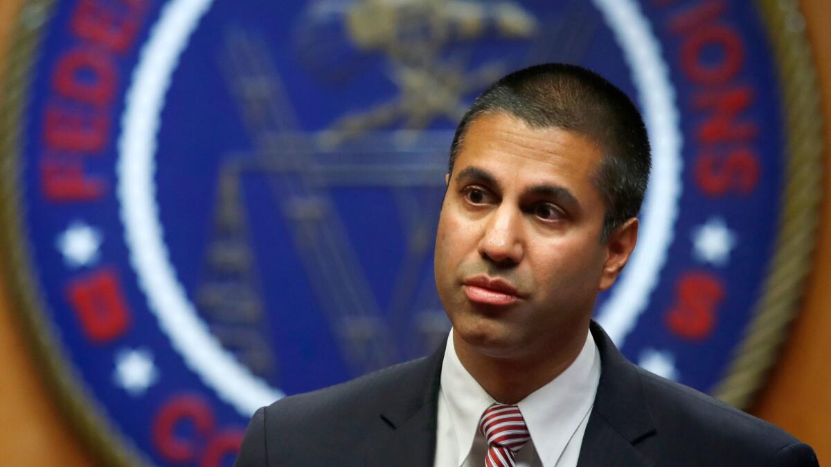 Federal Communications Commission Chairman Ajit Pai.