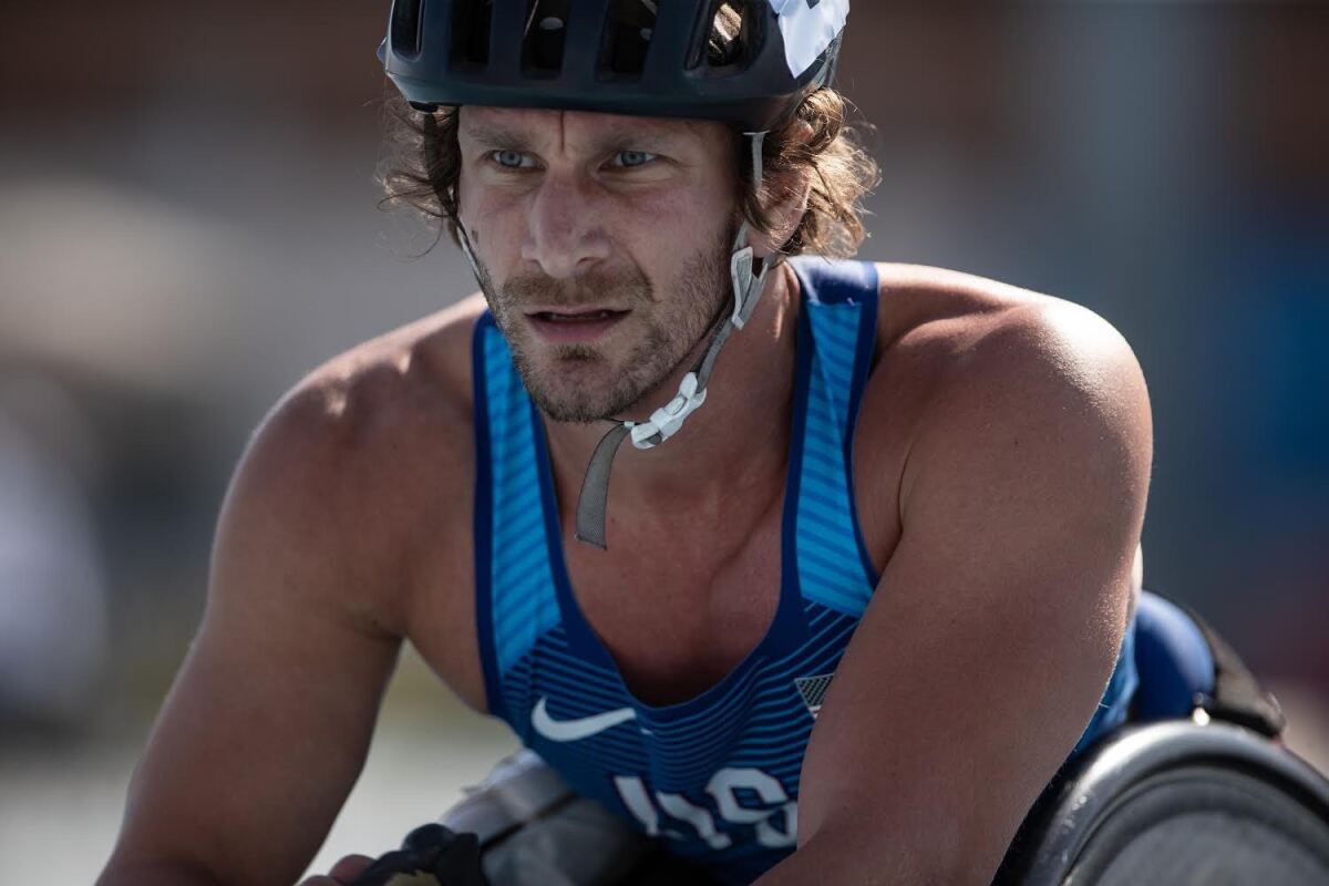San Diego resident Josh George, 35, is a longtime member of Team USA's wheelchair racing team.