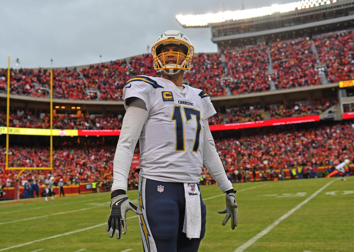 Longtime Chargers quarterback Philip Rivers signed a one-year deal with the Indianapolis Colts last week.