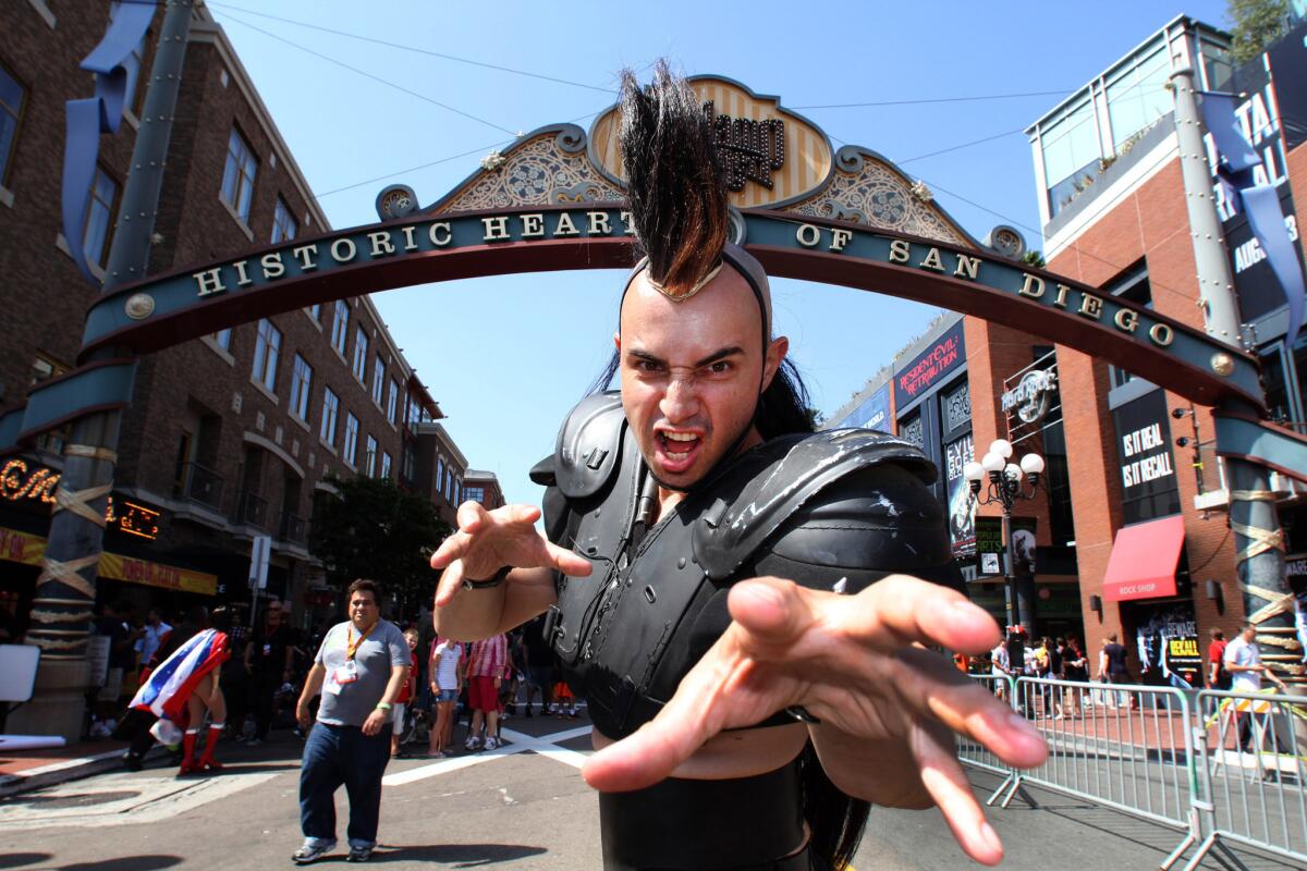 Carl Shipi in the Historic Gaslamp district.