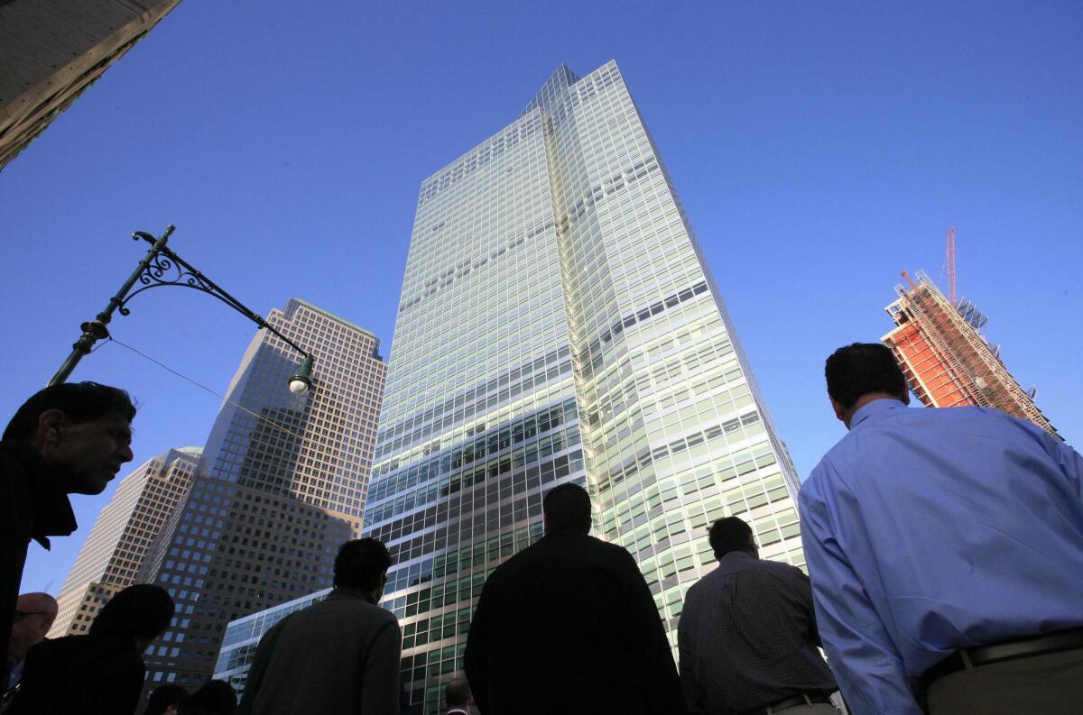 The Goldman Sachs headquarters in New York.