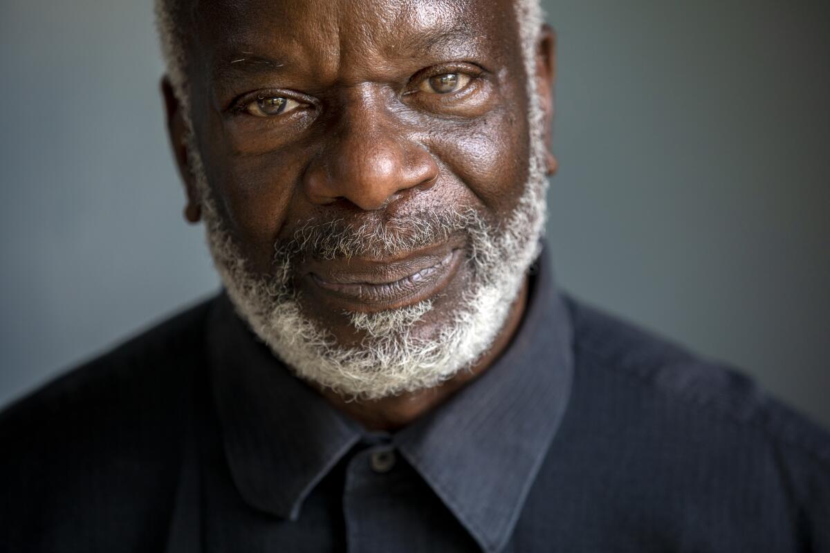Portrait of English actor and comedian Joseph Marcell.