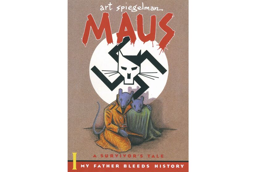 A picture of the cover of the graphic novel Maus by Art Spiegelman