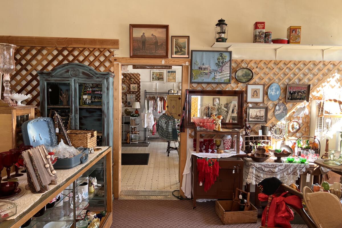 A selection of finds, from art to furniture, inside of 1952 Vintage Finds.