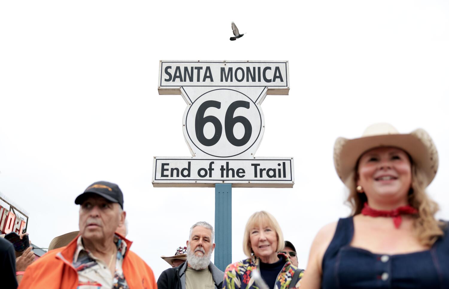 At 100, Route 66 still beckons as a cross-country caravan takes off from Santa Monica