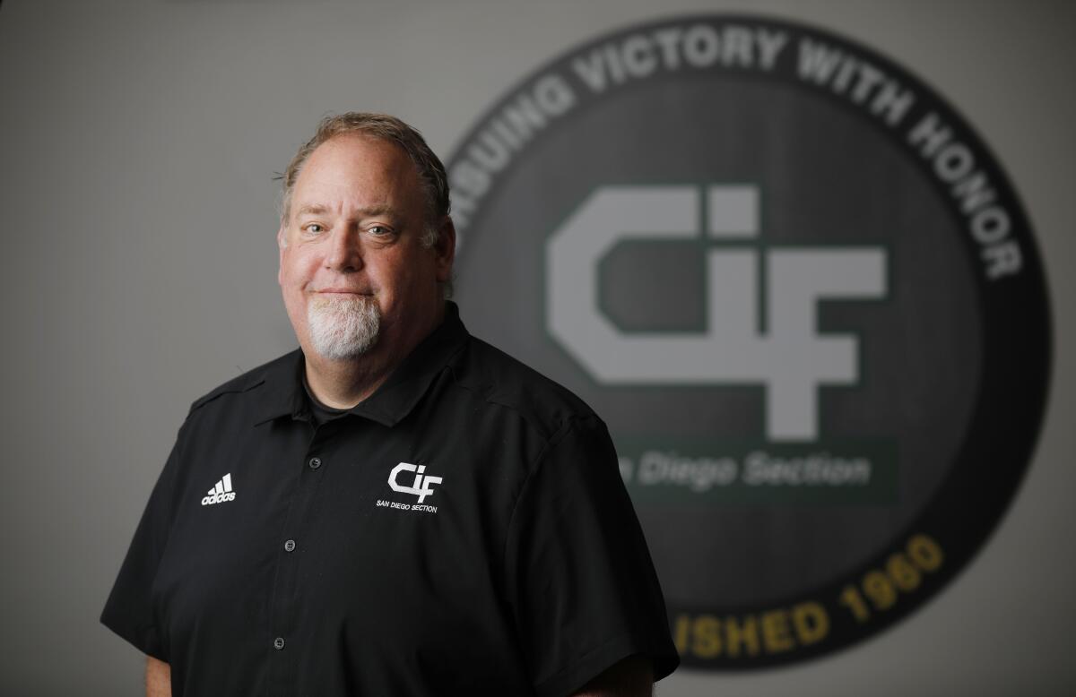 Joe Heinz, pictured in May, is the CIF San Diego Section commissioner.