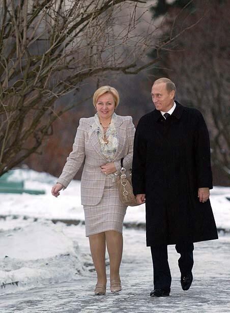 Vladimir and Lyudmila Putin