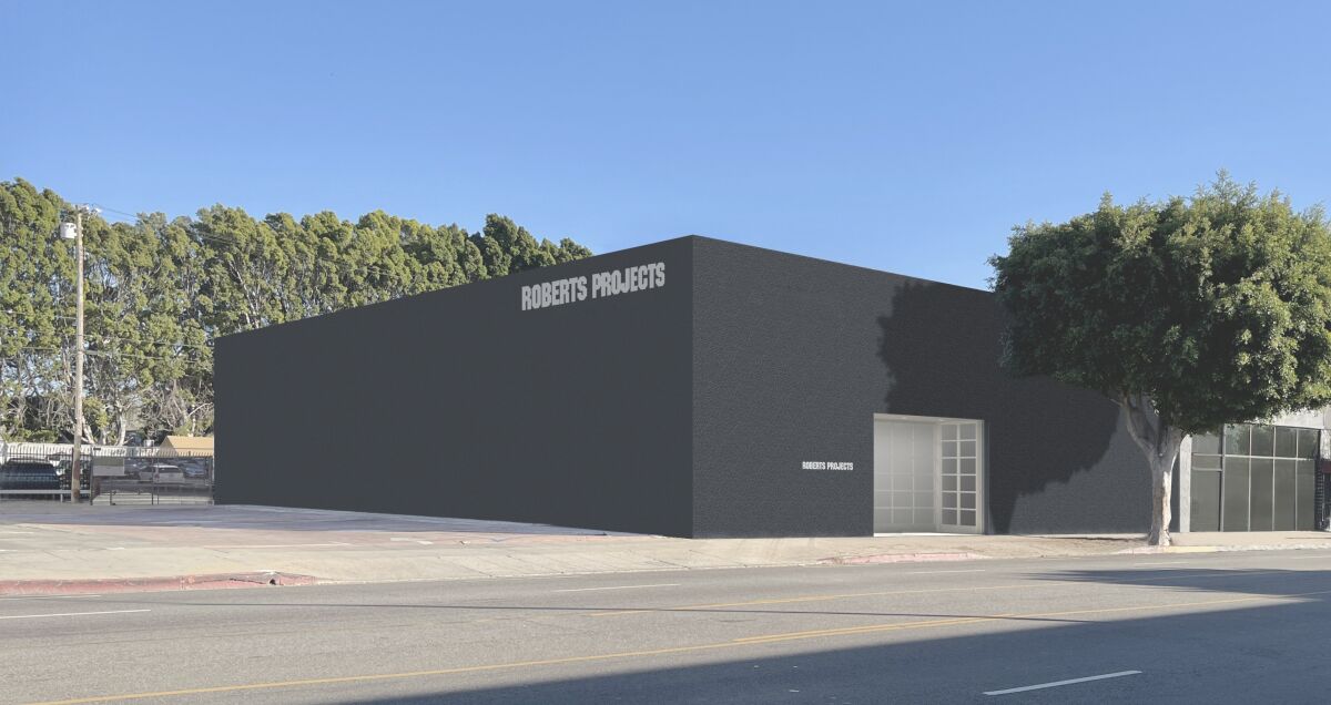 A rendering of the new Roberts Projects gallery. 