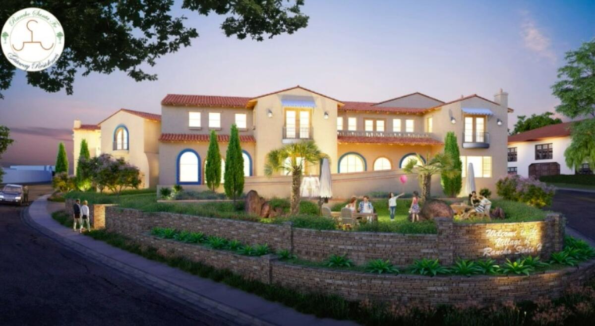 A rendering for the Gateway project in Rancho Santa Fe.