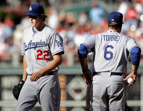 Clayton Kershaw, Joe Torre