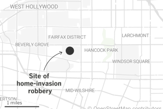 Map of home-invasion robbery