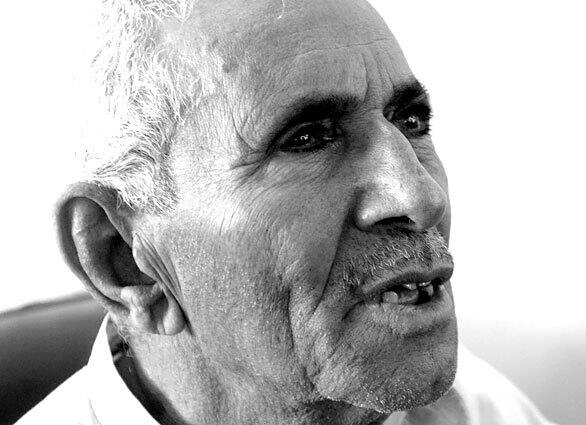 Hassan Ghazi, 77, is a resident of the Mercy Home for the Elderly in Baghdad.