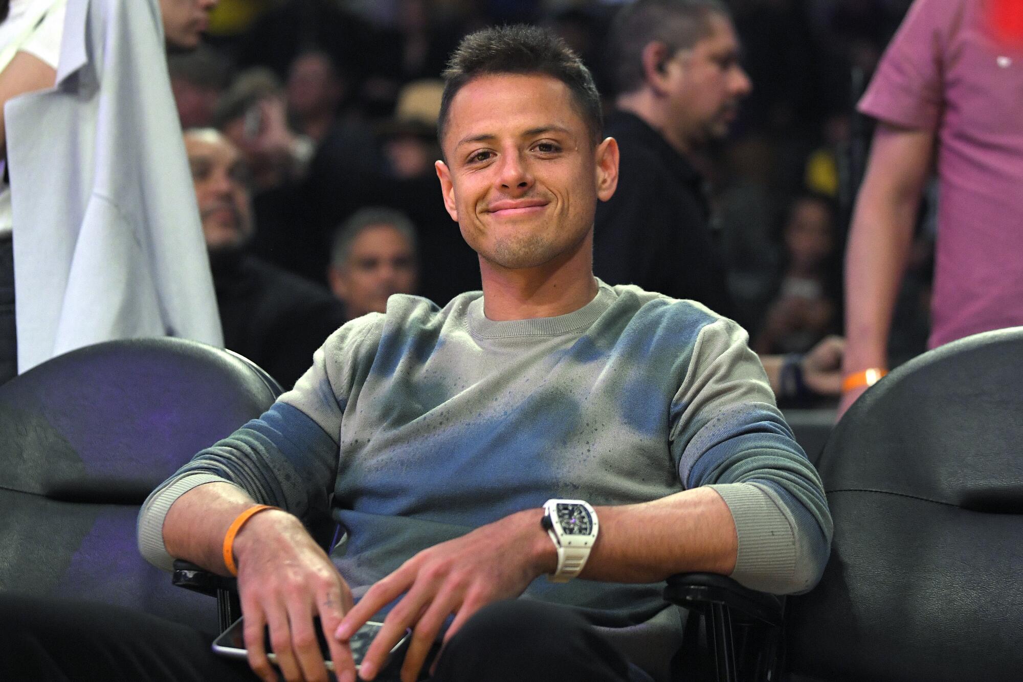 Los Angeles Galaxy striker Chicharito po