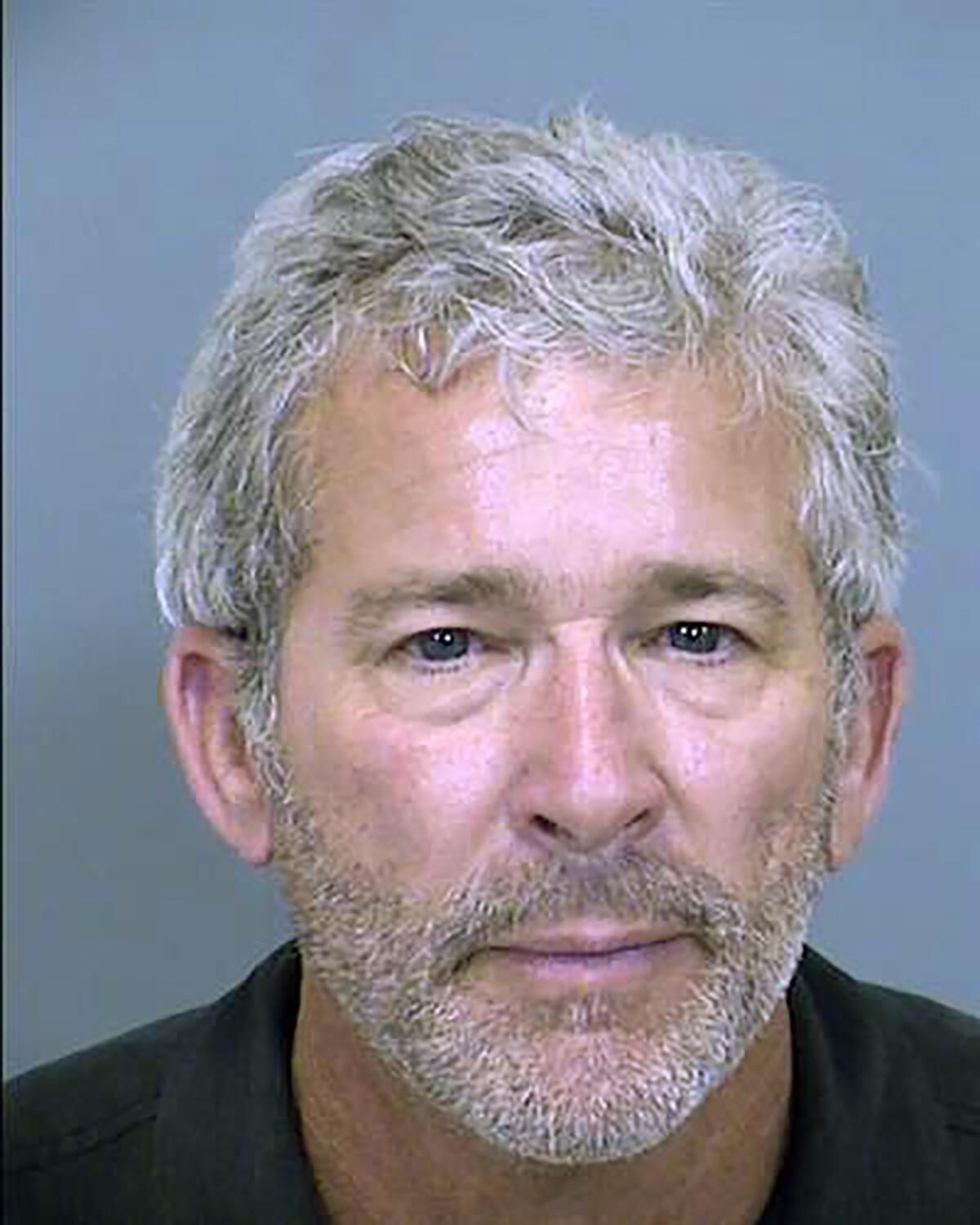 In this undated photo provided by the Maricopa County Sheriff's Office is Charles Rodrick, who is charged in Arizona with fraud and other charges in what prosecutors say was a harassment scheme to get payments from sex offenders in exchange for removing their names from a website he owned. Prosecutors say Rodrick and two other people received money for removing the names from Rodrick's site but failed to do so or republished the victims' profiles on other sites owned by Rodrick. At a court hearing Wednesday, April 7, 2021, Rodrick said authorities tried unsuccessfully to make a criminal case against him several years ago. (Maricopa County Sheriff's Office via AP)
