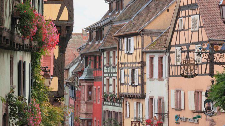 On six departures in 2018, Adventures by Disney Rhine River cruise travelers will celebrate the places and culture that inspired the Beauty and the Beast films including Riquewihr, a French village similar to Belle's hometown from the movie. (Yoshihiro Takada, Getty Images)