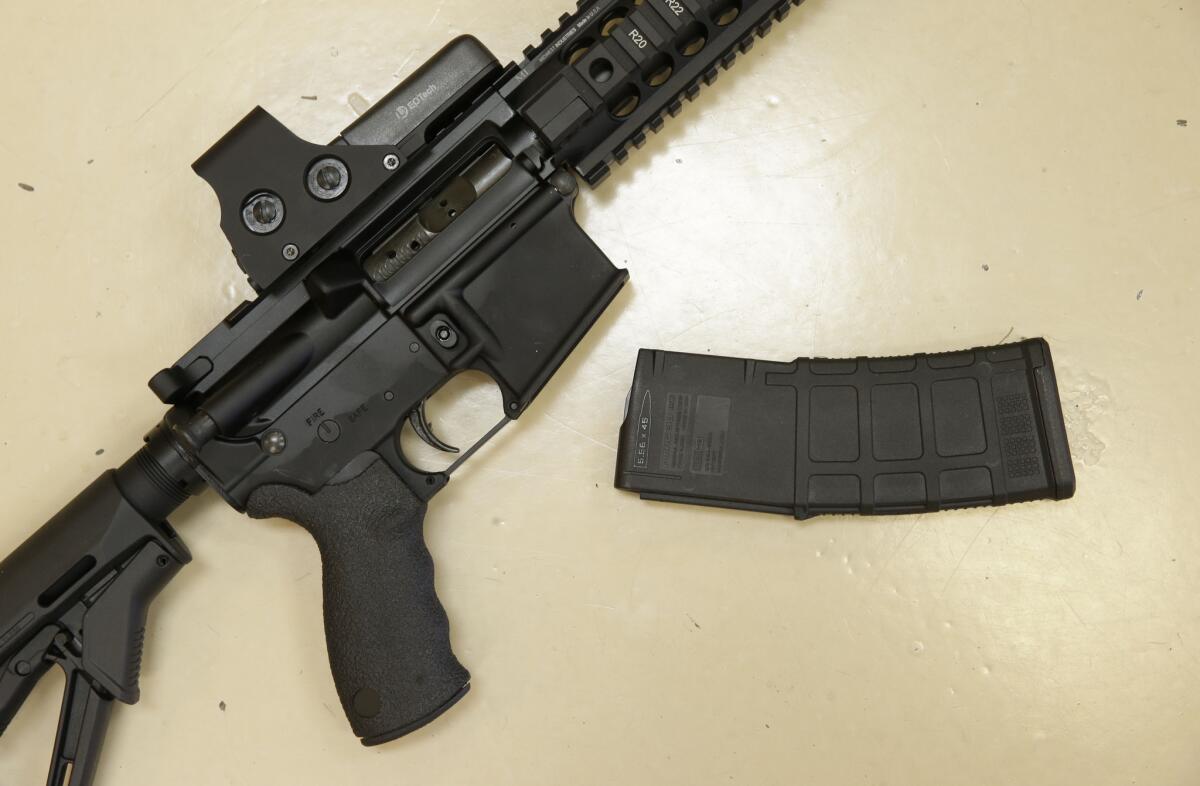 The Los Angeles City Council is considering weakening its effort to ban large-capacity gun magazines by granting exemptions to retired and reserve police officers.