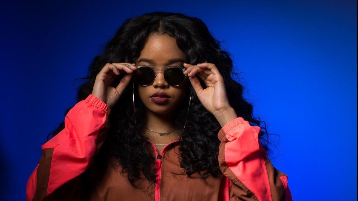 H.E.R. photographed in Brooklyn, N.Y., on Nov. 27, 2018.