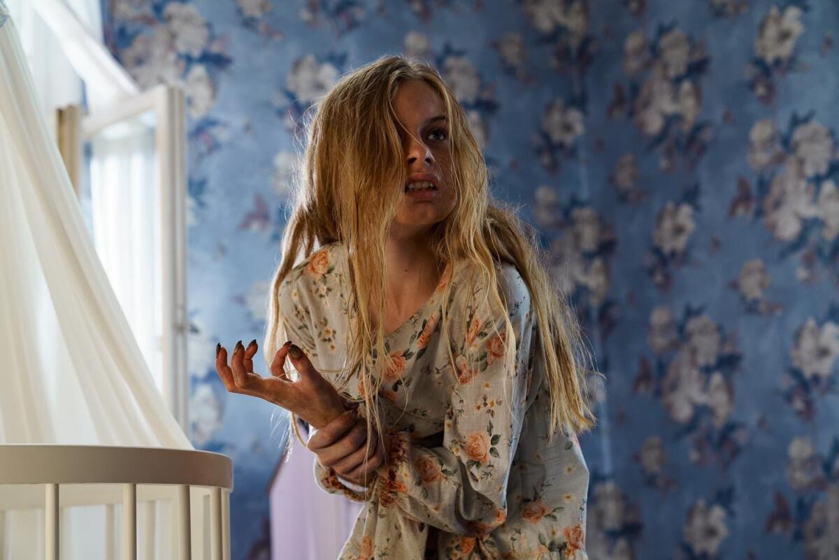 Siiri Solalinna in "Hatching," directed by Hanna Bergholm.