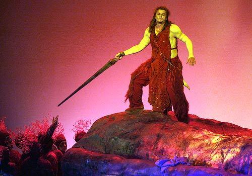 Leonid Zakhozhaev as Siegfried in the third opera of the popular four-part "Ring" Cycle by the Kirov Opera, performing in Costa Mesa.