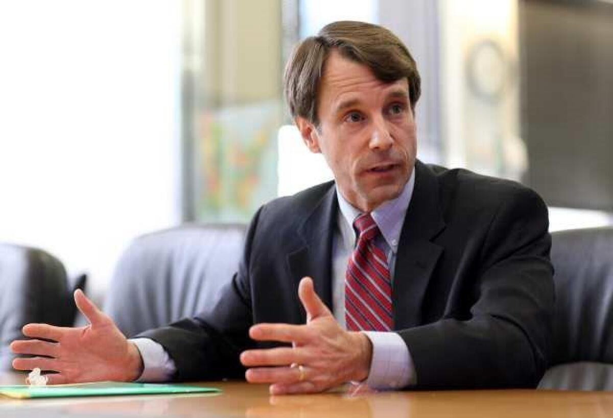 Insurance Commissioner Dave Jones has a strong lead over Republican state Sen. Ted Gaines in Tuesday's primary election.
