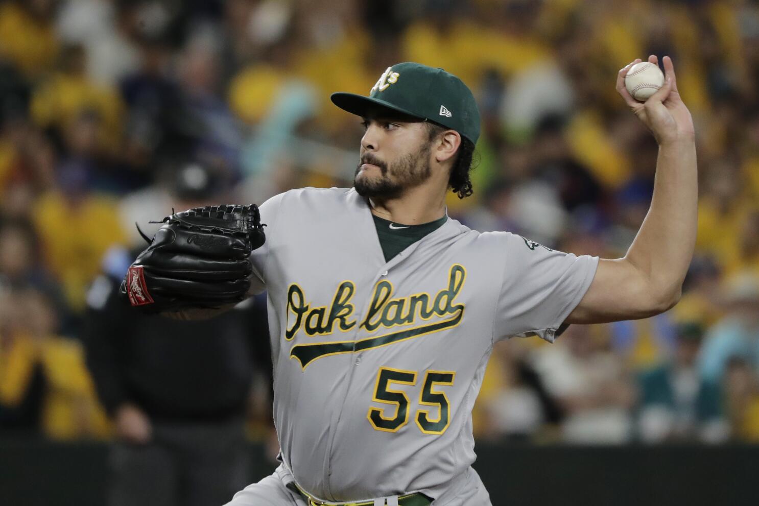 All 27 outs of Sean Manaea's no-hitter vs. the Red Sox 