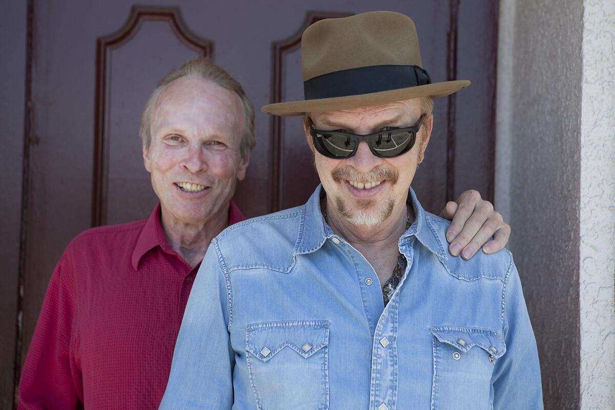 Sibling musicians Phil, left, and Dave Alvin, founding members of the Blasters.