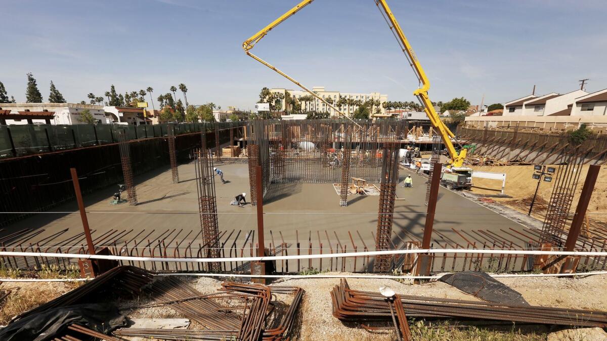 Construction is underway for the Hyatt Place project in San Gabriel.