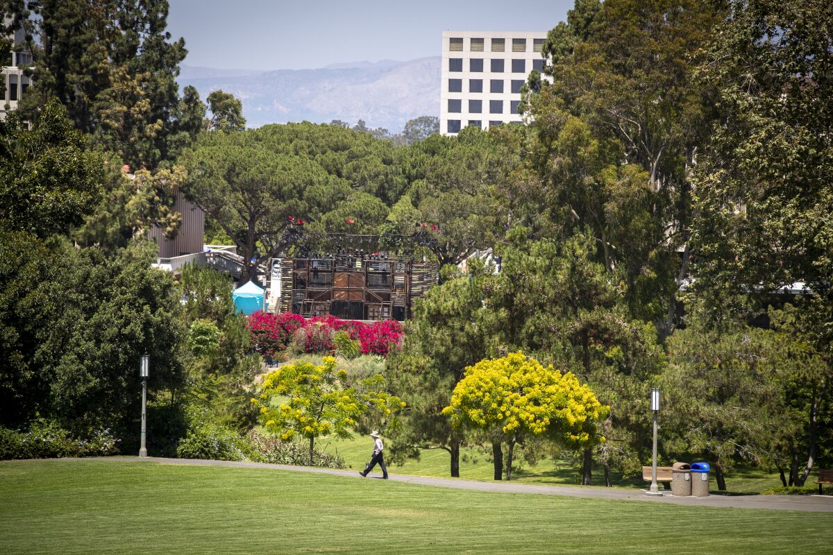 The UC Irvine campus
