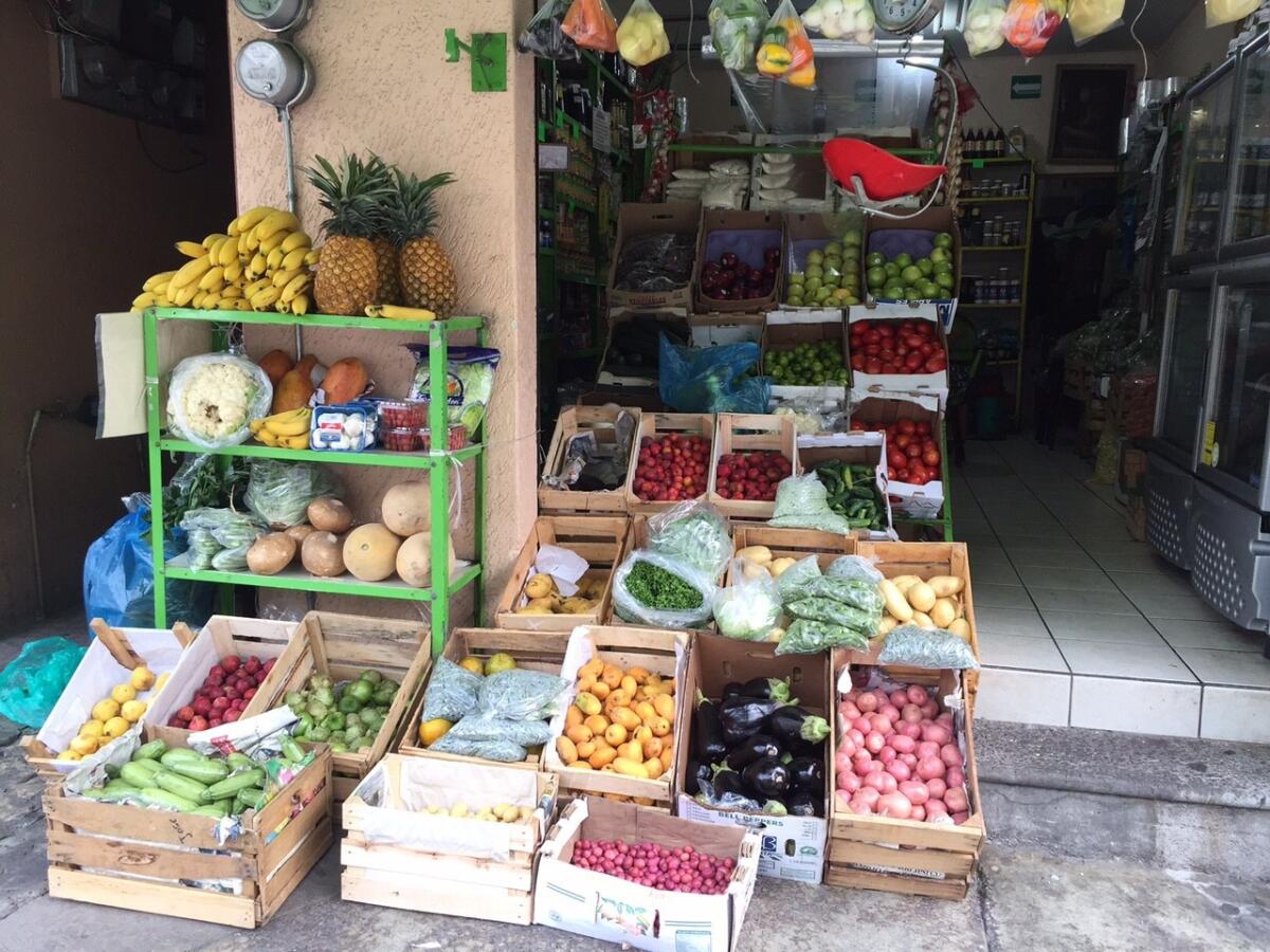 Some of the goods sold at El Tope, which serves a mostly Jewish clientele.