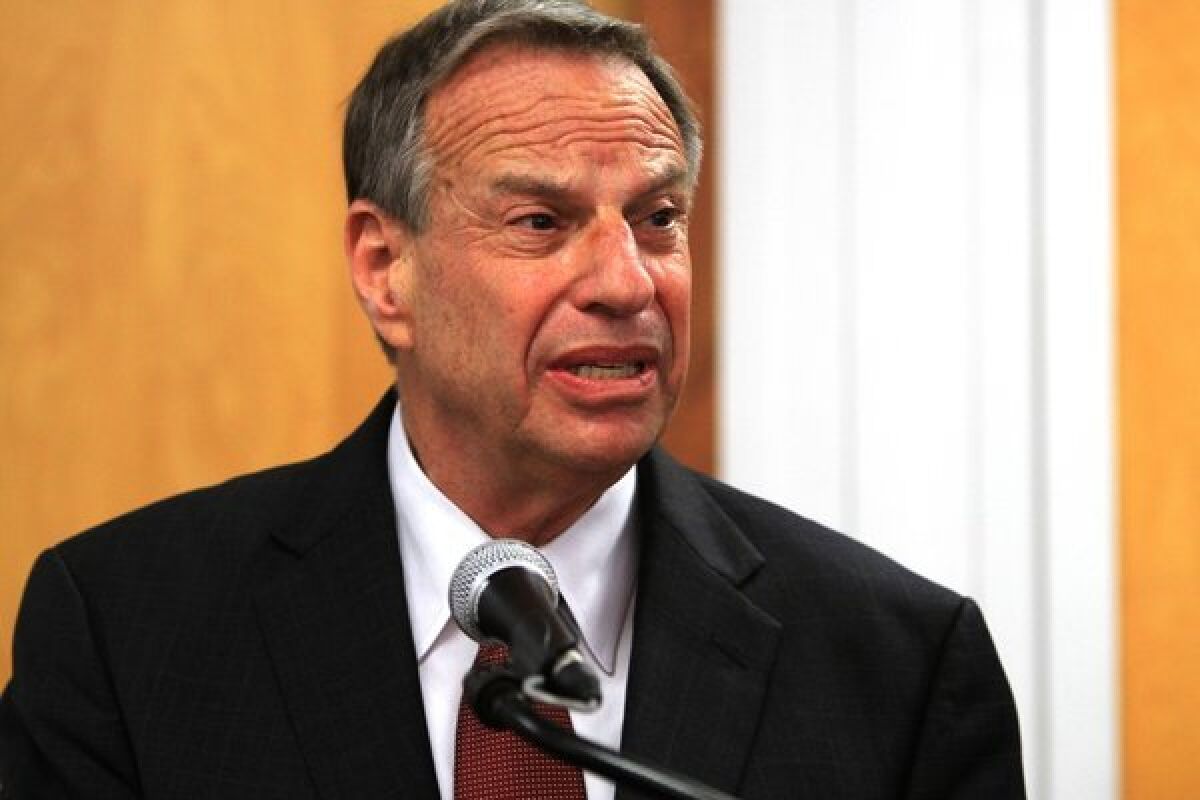 Mayor Bob Filner at a July 26 news conference announcing his plan to seek professional help for his sexual harassment issues.