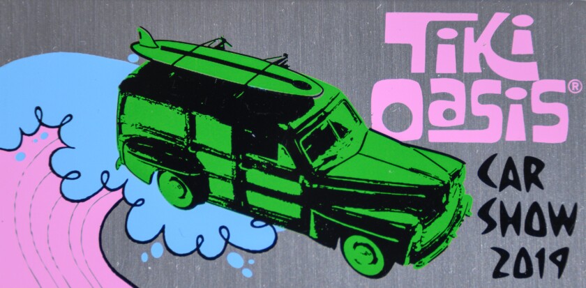 Tiki Oasis Car Show artwork