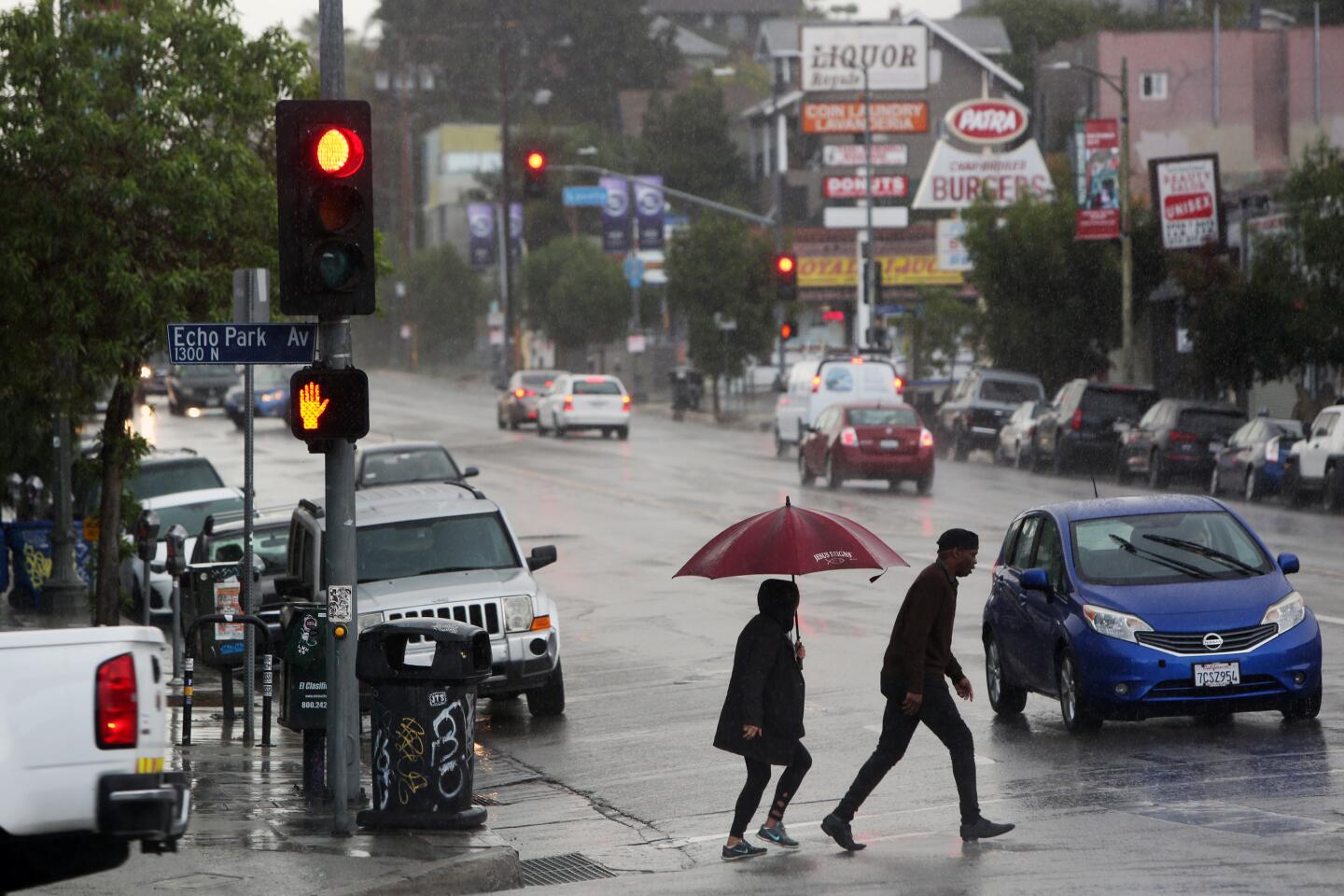 First storm of the season rolls through Southland