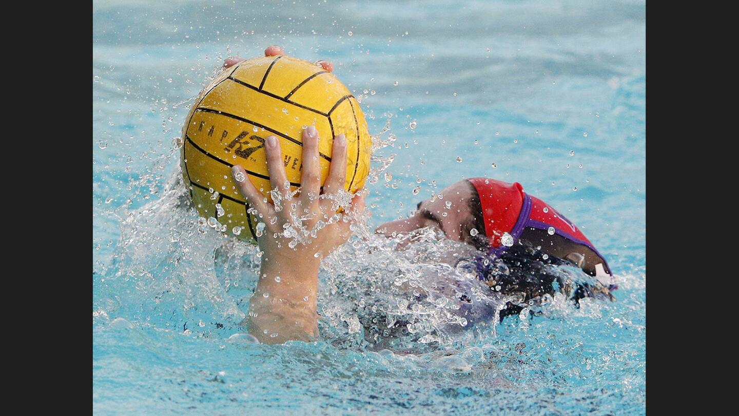 Photo Gallery: Hoover vs. Burbank in girls' Pacific League water polo