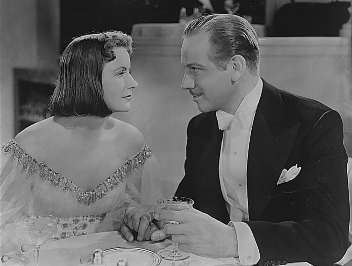 Greta Garbo and Melvyn Douglas in 'Ninotchka' (1939), directed by Ernst Lubitsch.
