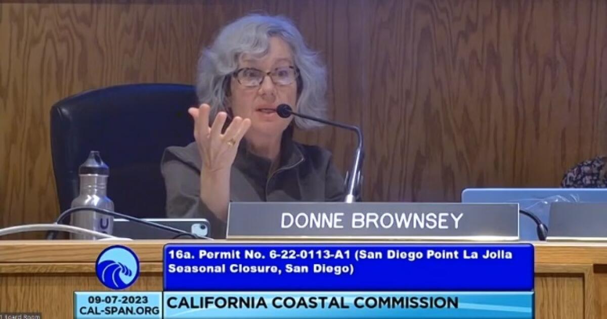 California Coastal Commission Chairwoman Donne Brownsey