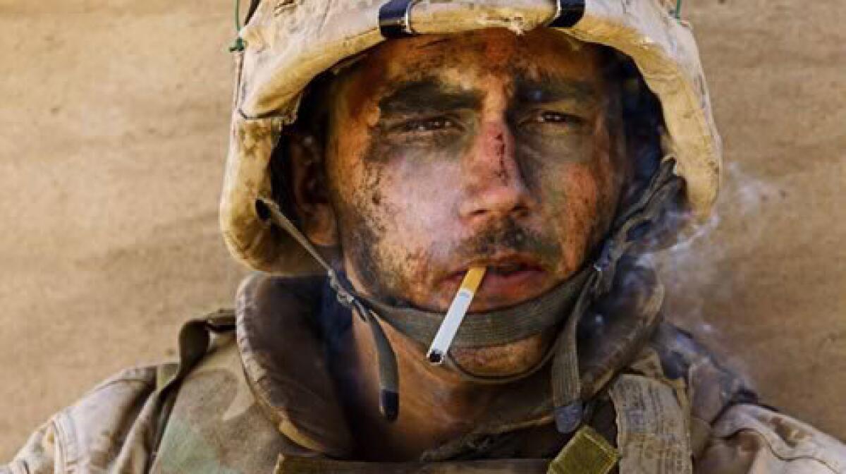 This is the photo that made Marine Lance Cpl. Miller -- the "Marlboro Marine" -- famous.