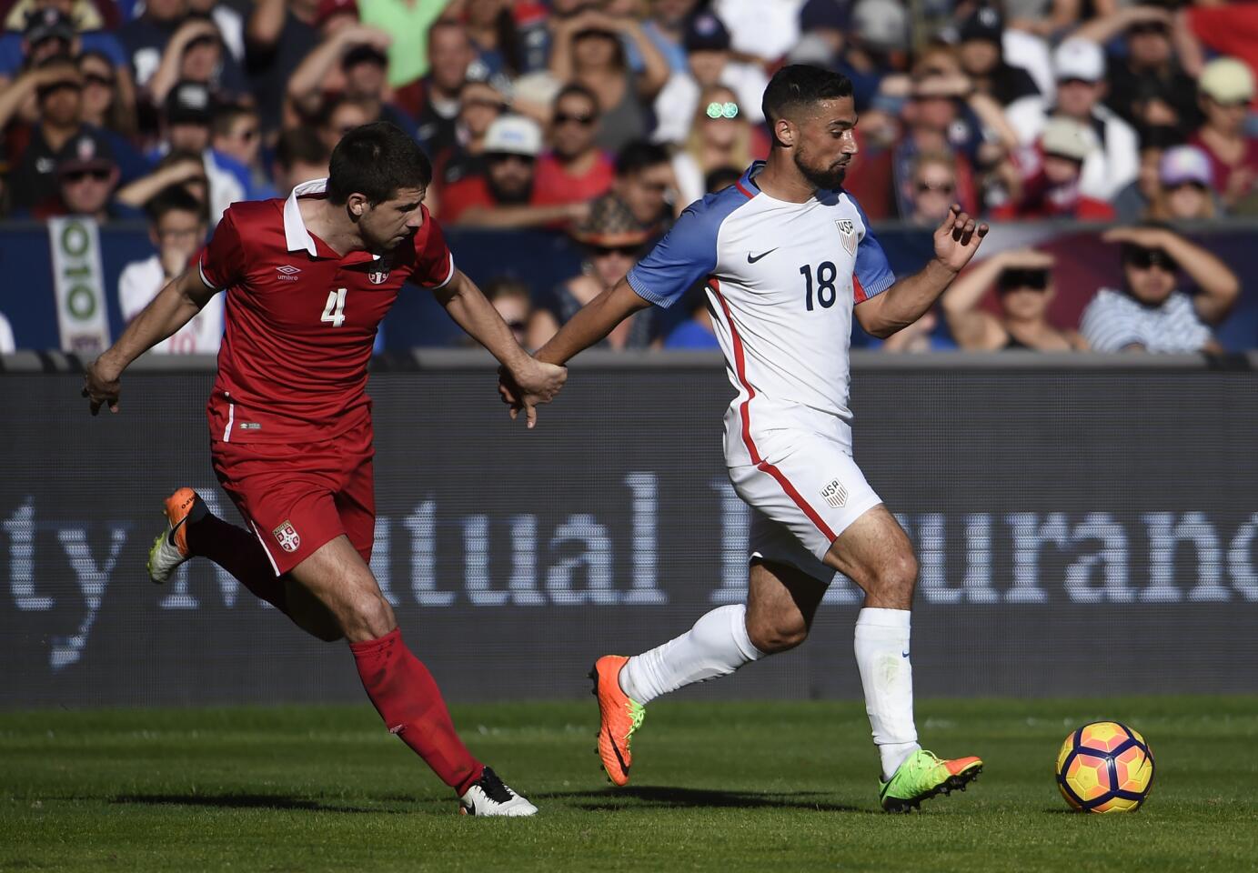 Sebastian Lletget, Milos Simonovic