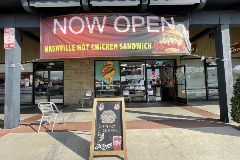 Kickin’ Hot Chicken, located at 5777 E. La Palma Ave., Anaheim.