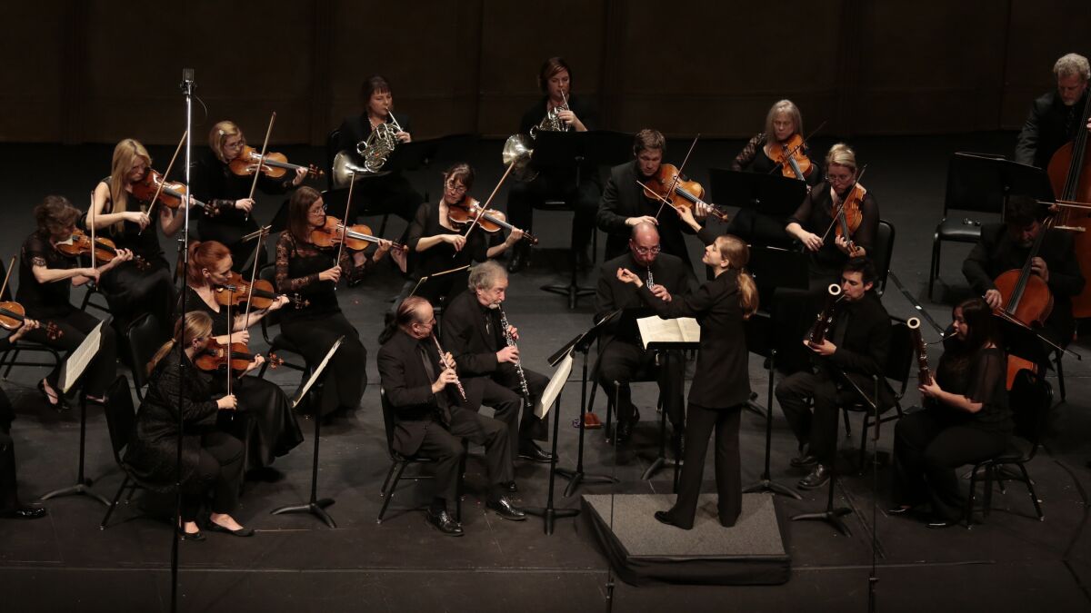  The Los Angeles Chamber Orchestra performs