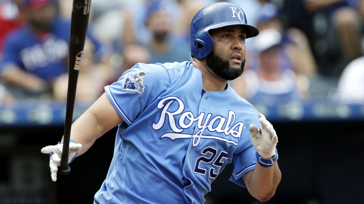 Kendrys Morales is batting .240 this season after going 0 for 3 in Thursday's game.
