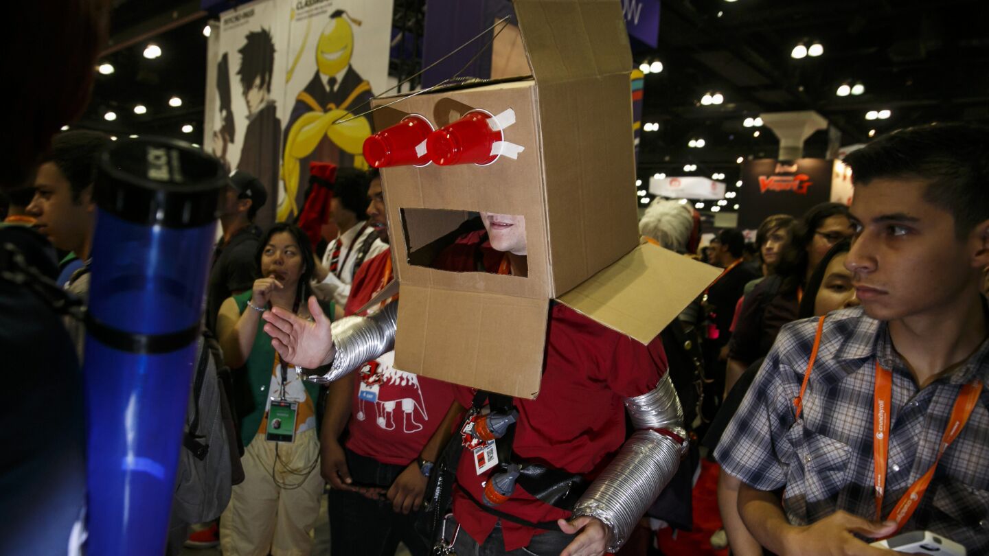 The cosplay view from the Anime Expo