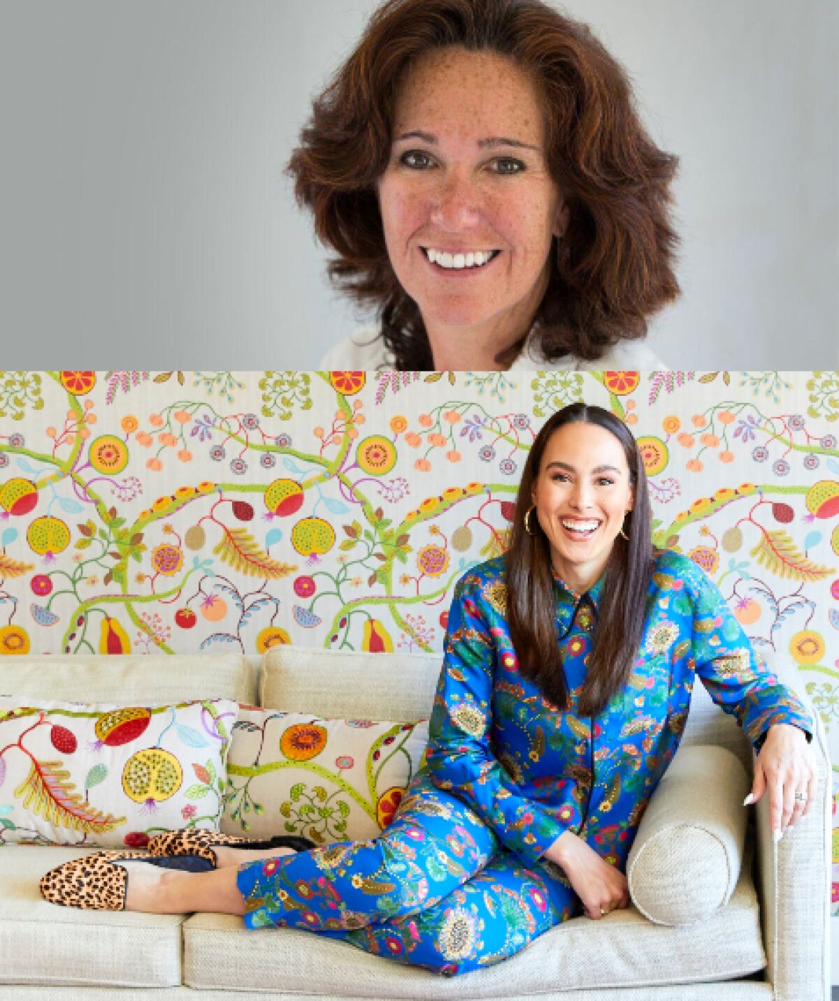 Two portraits of women