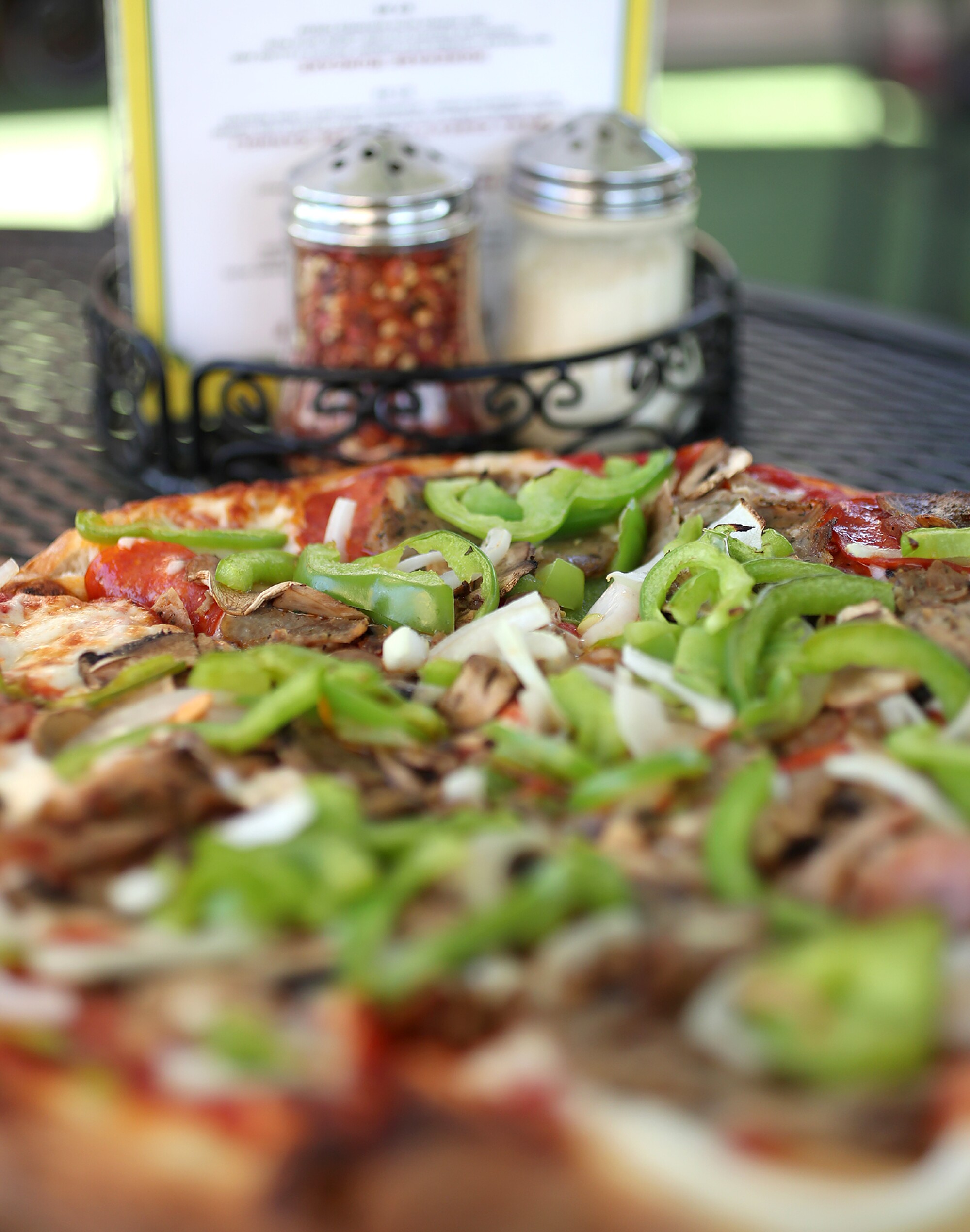 The Roma special pizza at Roma D' Italia in Old Town Tustin.