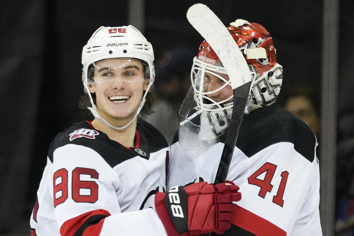 Jack Hughes's First Hat Trick Leads New Jersey Devils To Win