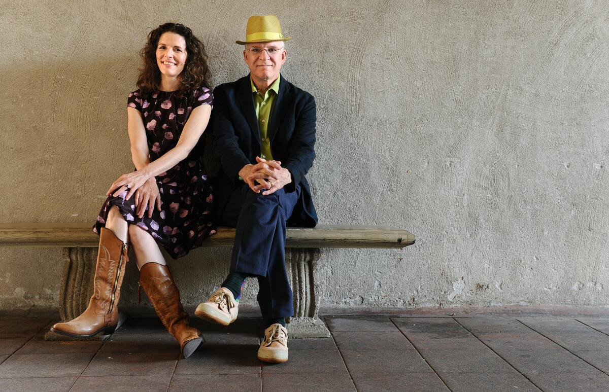 Edie Brickell and Steve Martin co-wrote the new stage musical "Bright Star," which will open this month at the Old Globe in San Diego.