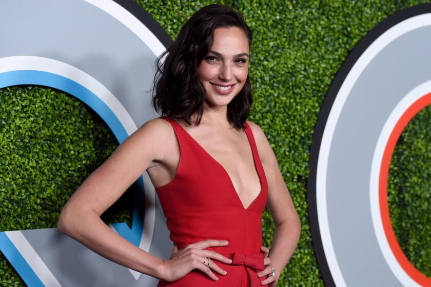 Gal Gadot arrives at the GQ Men of the Year Party at Chateau Marmont on Thursday, Dec. 7, 2017, in Los Angeles. (Photo by Chris Pizzello/Invision/AP)