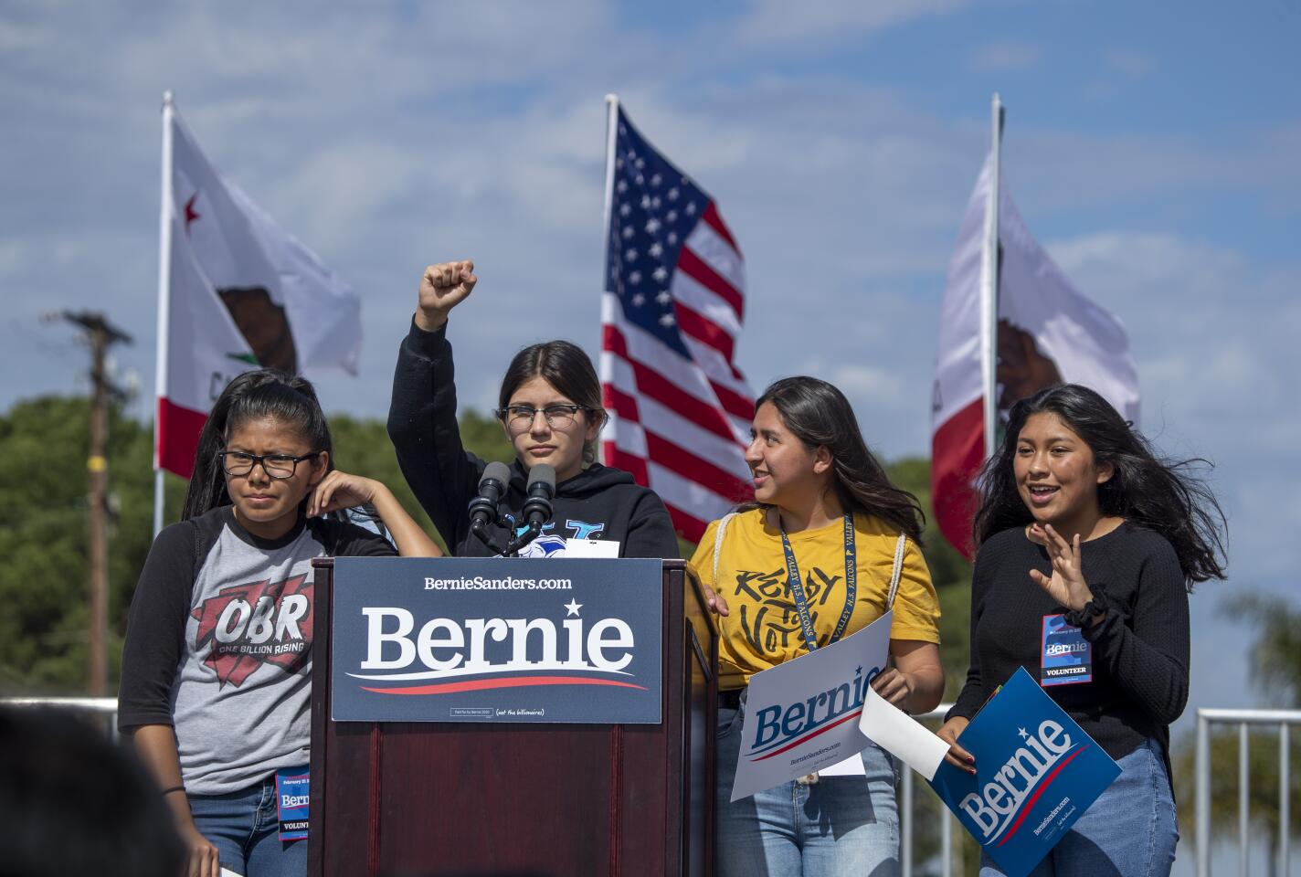 Bernie Sanders rally in Santa Ana