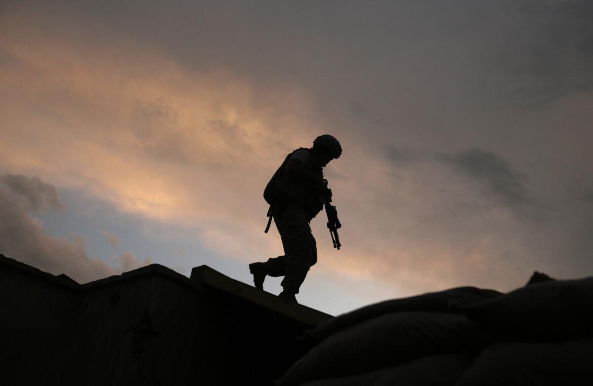 A U.S. soldier in Afghanistan in 2009.